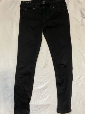 True Religion Women's Black Skinny Jeans